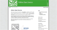 Desktop Screenshot of edition-open-sources.org
