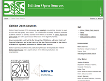 Tablet Screenshot of edition-open-sources.org